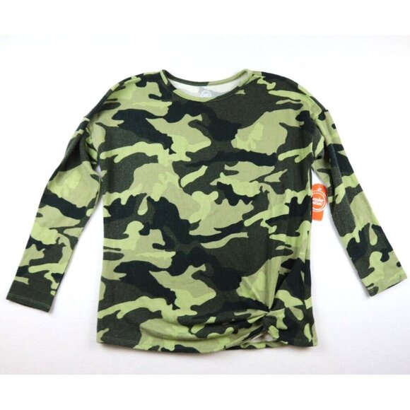 WONDER NATION - GIRL S CAMO CAMOUFLAGE SWEATER - SIZE XXL 18 - NWT - Picture 1 of 5